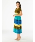 TIE DYE BUTTON FRONT TIERED DRESS- D30140