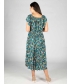 BUTTON DETAIL ELASTICATED DRESS- D30152