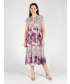 FLOWER PRINT DRESS WITH BUTTON PLACKET