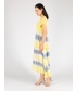 TIE DYE ROUND NECK DRESS SHORT SLEEVE