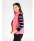 QUILTED GILET WITH PRINT LINING
