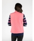 QUILTED GILET WITH PRINT LINING