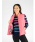 QUILTED GILET WITH PRINT LINING
