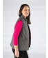 GREY QUILTED PADDED GILET