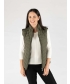 QUILTED PADDED GILET WITH POCKETS