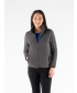 Grey Reversible Fleece Jacket With Pockets