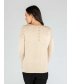 Orchid Stone colour Textured Stripe Jumper with Round Neck