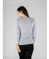 Blue Lacy Stripe Jumper With 3/4 Sleeve