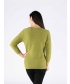 Textured pattern Jumper  round neck 3/4 Sleeve