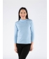 MULTI EFFECT JUMPER WITH SCOWL NECK 3/4 SLEEVE