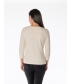 TEXTURED PATTERN JUMPER LUREX 3/4 SLEEV