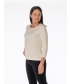 TEXTURED PATTERN JUMPER LUREX 3/4 SLEEV