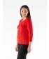TEXTURED PATTERN JUMPER LUREX 3/4 SLEEVE