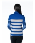 ROLL NECK STRIPED JUMPER 3/4 SLEEVE