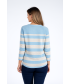 WIDE STRIPE JUMPER BUTTON DETAIL ROUND