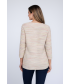 MULTI FLECK JUMPER ROUND NECK 3/4 SLEEVE