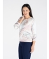 ABSTRACT JUMPER ROUND NECK 3/4 SLEEVE
