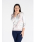 ABSTRACT JUMPER ROUND NECK 3/4 SLEEVE