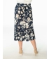 FRONT BUTTON FLORAL SKIRT- S30079