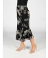 block print lined  skirt with elasticated- S30059