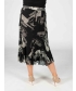 block print lined  skirt with elasticated- S30059