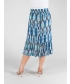 FRONT BUTTON CRINKLE SKIRT WITH BOTTOM FRILL