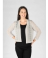 Edge To Edge Patterened Shrug 3/4 Sleeve- SH30030