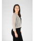 Edge To Edge Patterened Shrug 3/4 Sleeve- SH30030