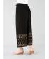 BLACK BORDER PRINT TROUSER- T30057