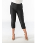 22 Inch Leg Embroidered Crop
