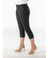 22 Inch Leg Embroidered Crop