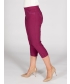 Berry 22 inch leg embroidered pocket cropped trouser