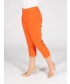 Orange Color 22 inch Leg Cropped Trouser