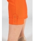 Orange Color 22 inch Leg Cropped Trouser