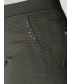 27 Inch leg grey embroidered pocket trouser- Grey