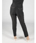 29 Inch Black Leg embroidery detail pocket  trouser