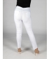 White 29 Inch leg pocket  panel detail trouser