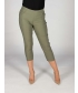 22 INCH LEG POCKET EMBROIDERED DETAILED CROP TROUSER