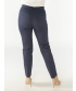 29 inch Navy pocket trim detail trouser Elasticated waist