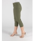 22 Inch Leg Cropped Trouser With Embroidered Pocket 