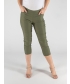 22 Inch Leg Cropped Trouser With Embroidered Pocket 