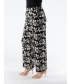 FLOWER PRINT WIDE LEG TROUSER ELASTICATED