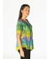 Printed Tie Dye Round Neck Top