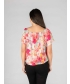 Print Badrot Top With Front Tie 