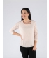 Pink lace top square neck with 3/4 Sleeve