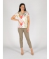 FADE WAVE TOP WITH FRONT PLACKET ROUND