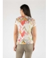 FADE WAVE TOP WITH FRONT PLACKET ROUND