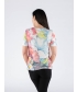 Flower Burnout Top With Lace Front 