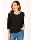 HOTFIX DETAIL TOP WITH 3/4 SLEEVE