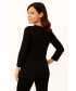 HOTFIX DETAIL TOP WITH 3/4 SLEEVE